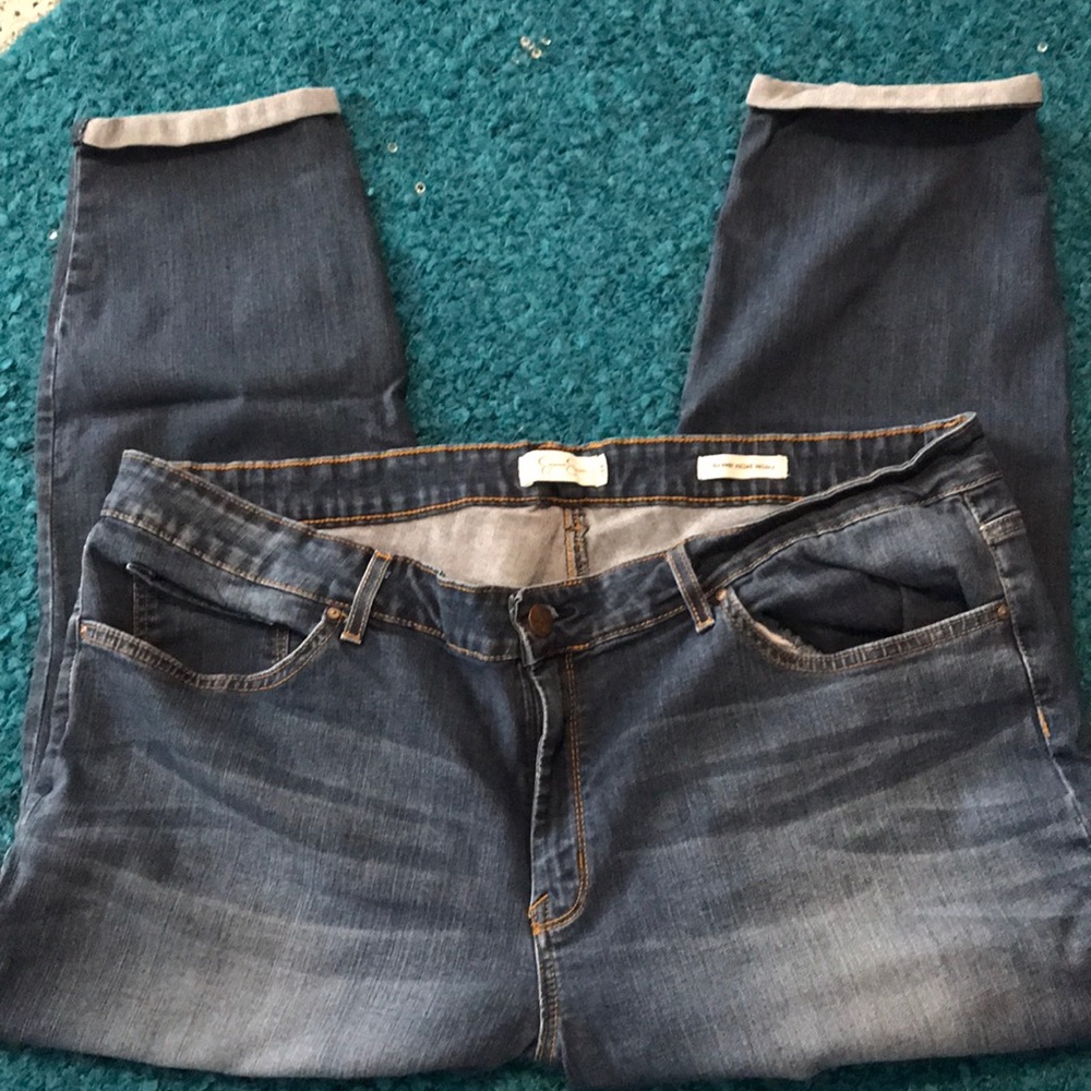 Jessica Simpson/Sz 24W/Forever Rolled Skinny Crops
